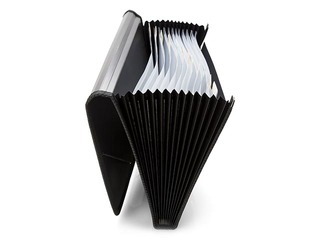 Expanding File folder with 12 pockets Office Point, A4, black