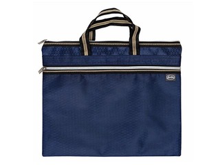 Expanding file Forofis, A4  with zipper, blue