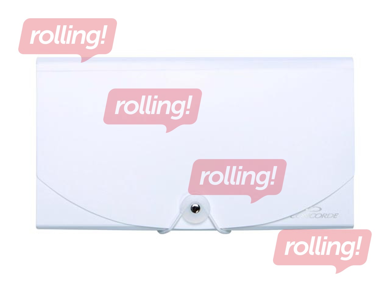 Mapp Concorde, DL, 13 jaotist, valge