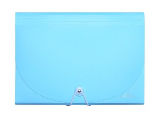 Expanding file Concorde, A4, 7 pockets, pastel blue