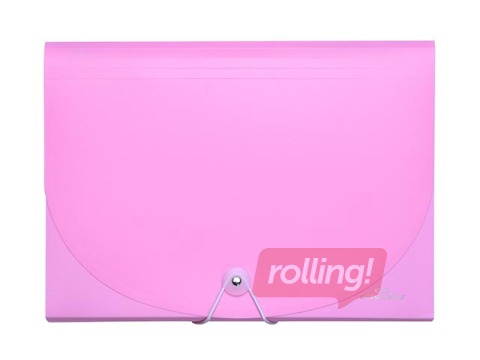 Expanding file Concorde, A4, 7 pockets, pastel pink