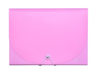 Expanding file Concorde, A4, 7 pockets, pastel pink