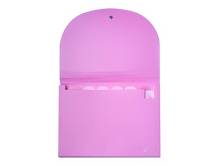 Mapp Concorde, A4, 7 jaotist, roosa