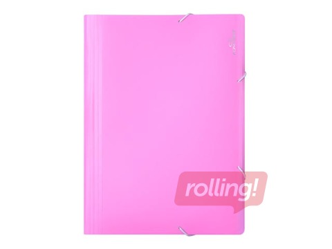 Mapp Concorde, A4, 13 taskut, pastellroosa