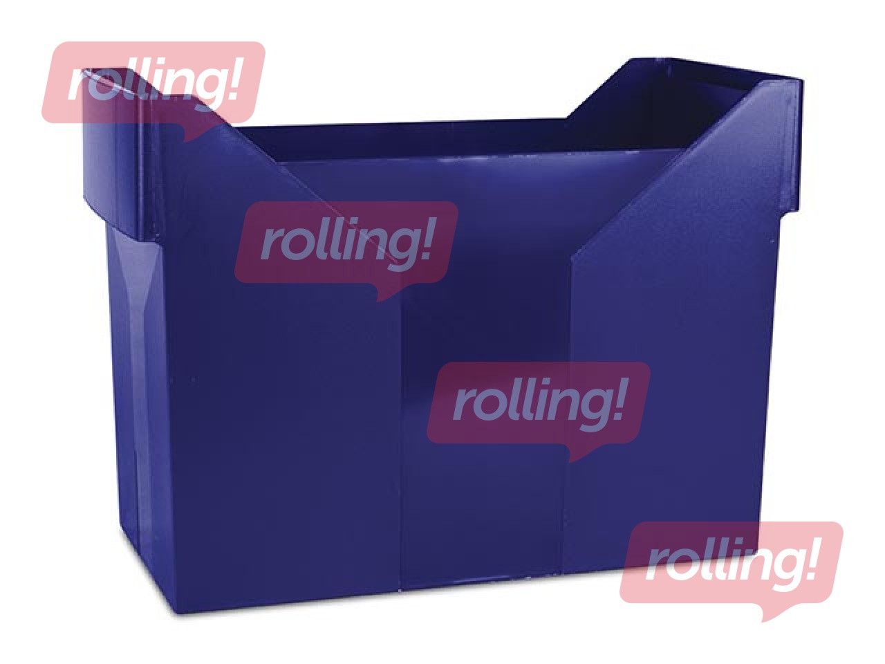 Контейнер для подвесных папок Donau, пластиковый, темно-синяя