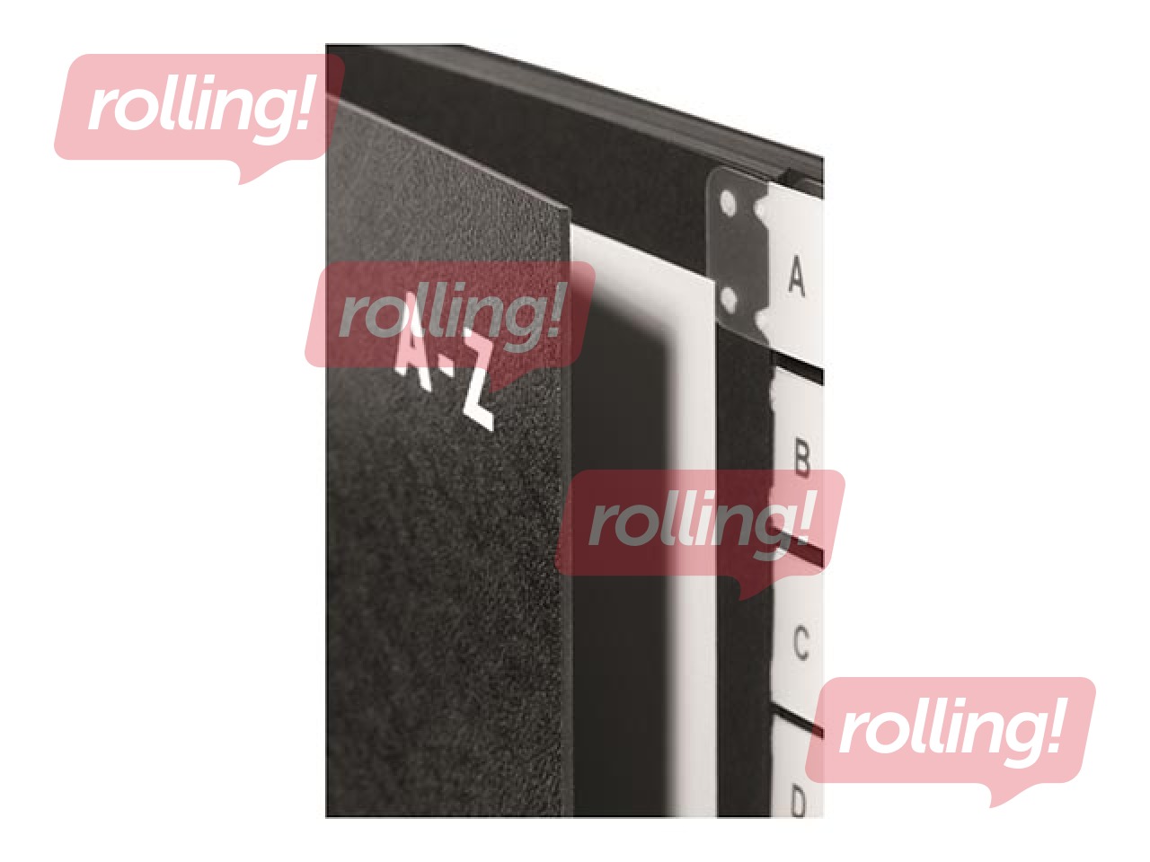 Index Pagna, A-Z, A4, cardboard, black