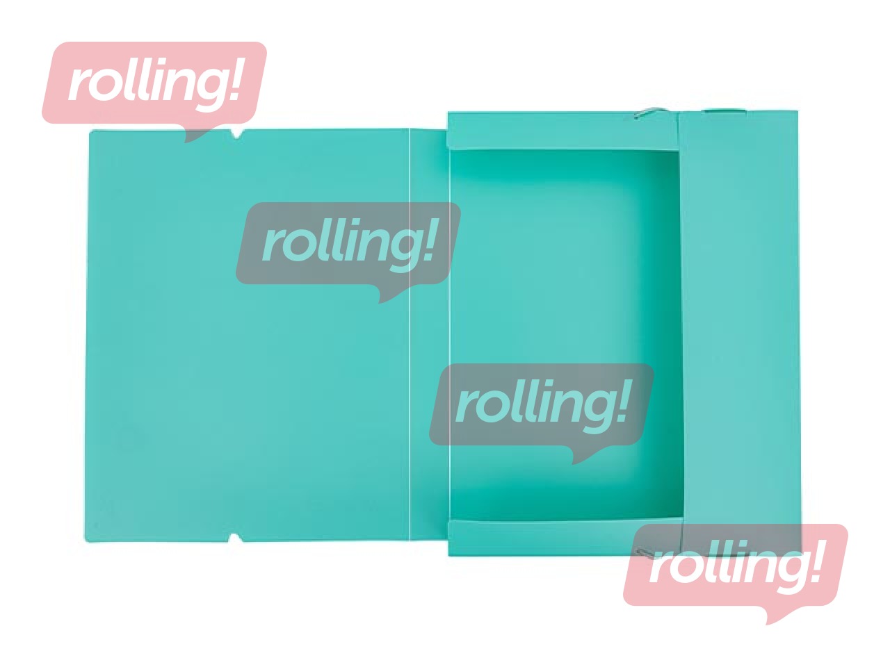 Kaust-portfell Astra, 3 klapiga ja kummidega, A4, pastellvärvides