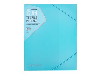 Kaust-portfell Astra, 3 klapiga ja kummidega, A4, pastellvärvides