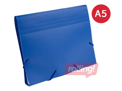 File folder Grand, 12 compartments, blue, A5