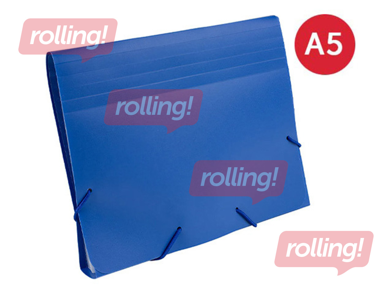 File folder Grand, 12 compartments, blue, A5