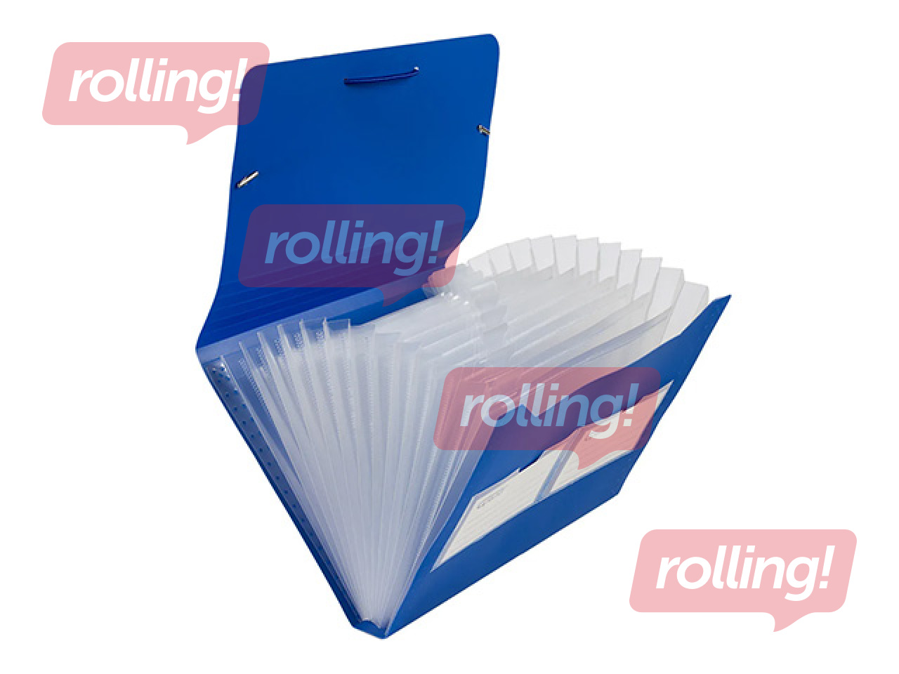 File folder Grand, 12 compartments, blue, A5