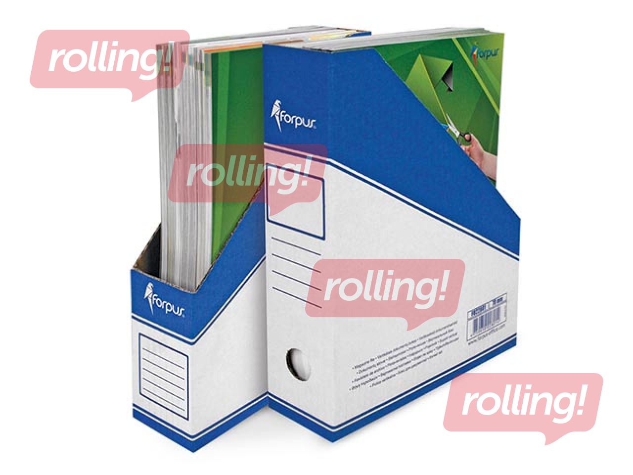 Arhiivkarp Forpus, A4, 10cm, kartong