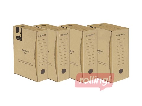 Arhīva kaste, A4, 8 cm, kartona, brūna