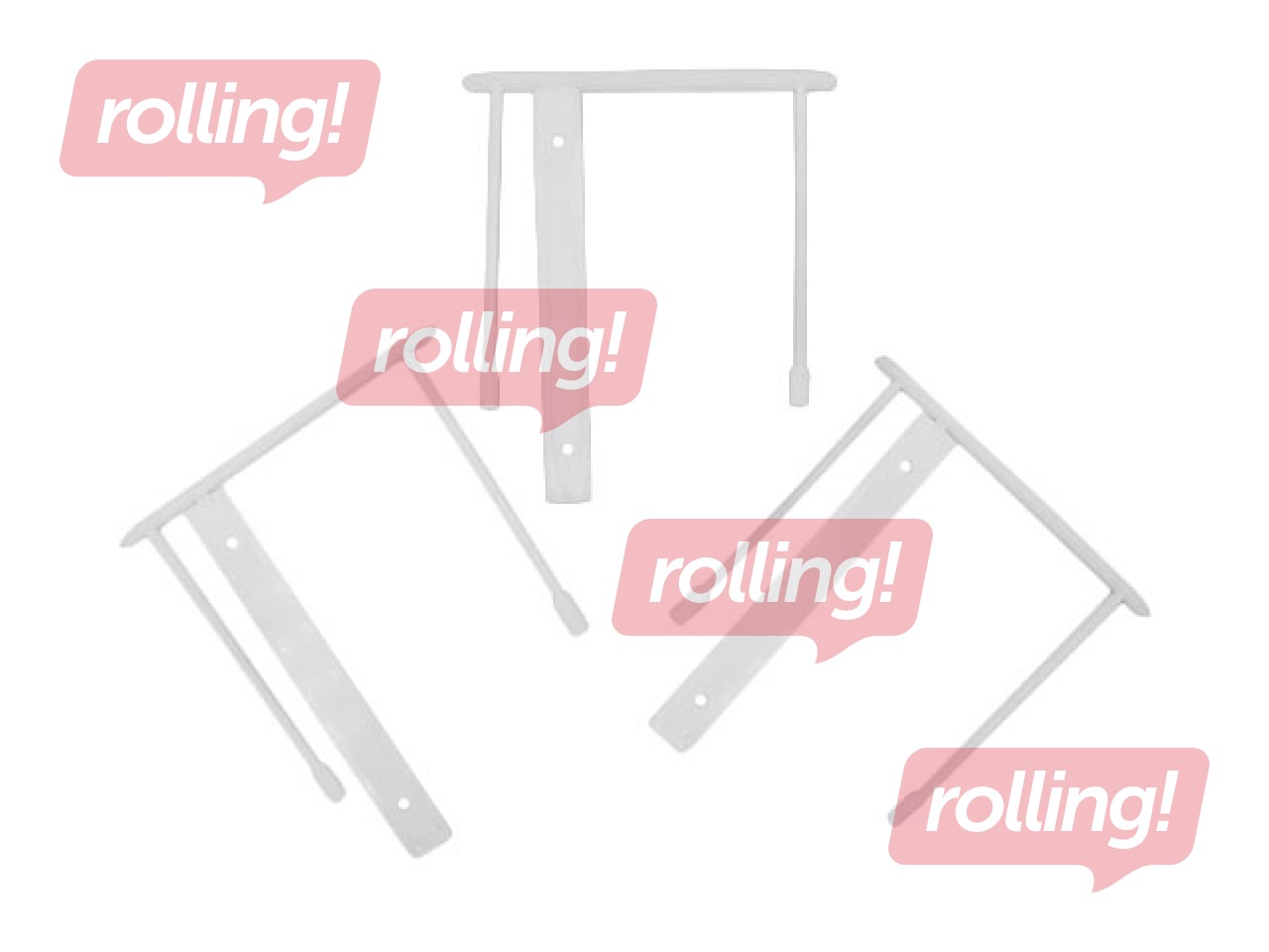 Plastikust arhiivklambrid, 50 tk.