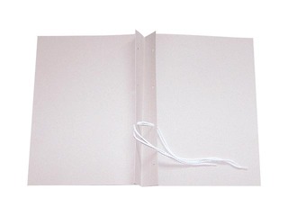 Kaust nööriga SM·LT, A4, kartong, valge