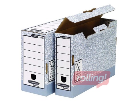 Arhiivkarp Fellowes, 105x260x325 mm, valge/hall