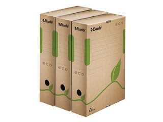 Archiving box Esselte Eco, A4, 8 cm, brown