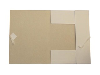 Mape sasienama ar 3 atlokiem SM·LT, A4, kartona, balta