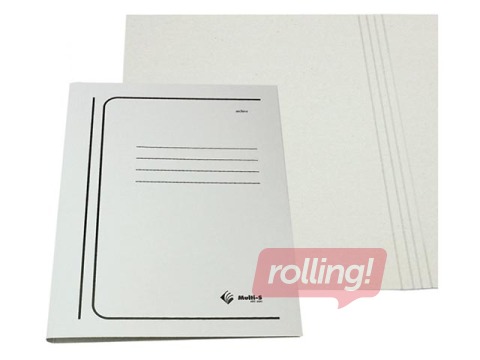 Archive covers Multi-S, A4, 0.5 - 1.5 cm, cardboard, white
