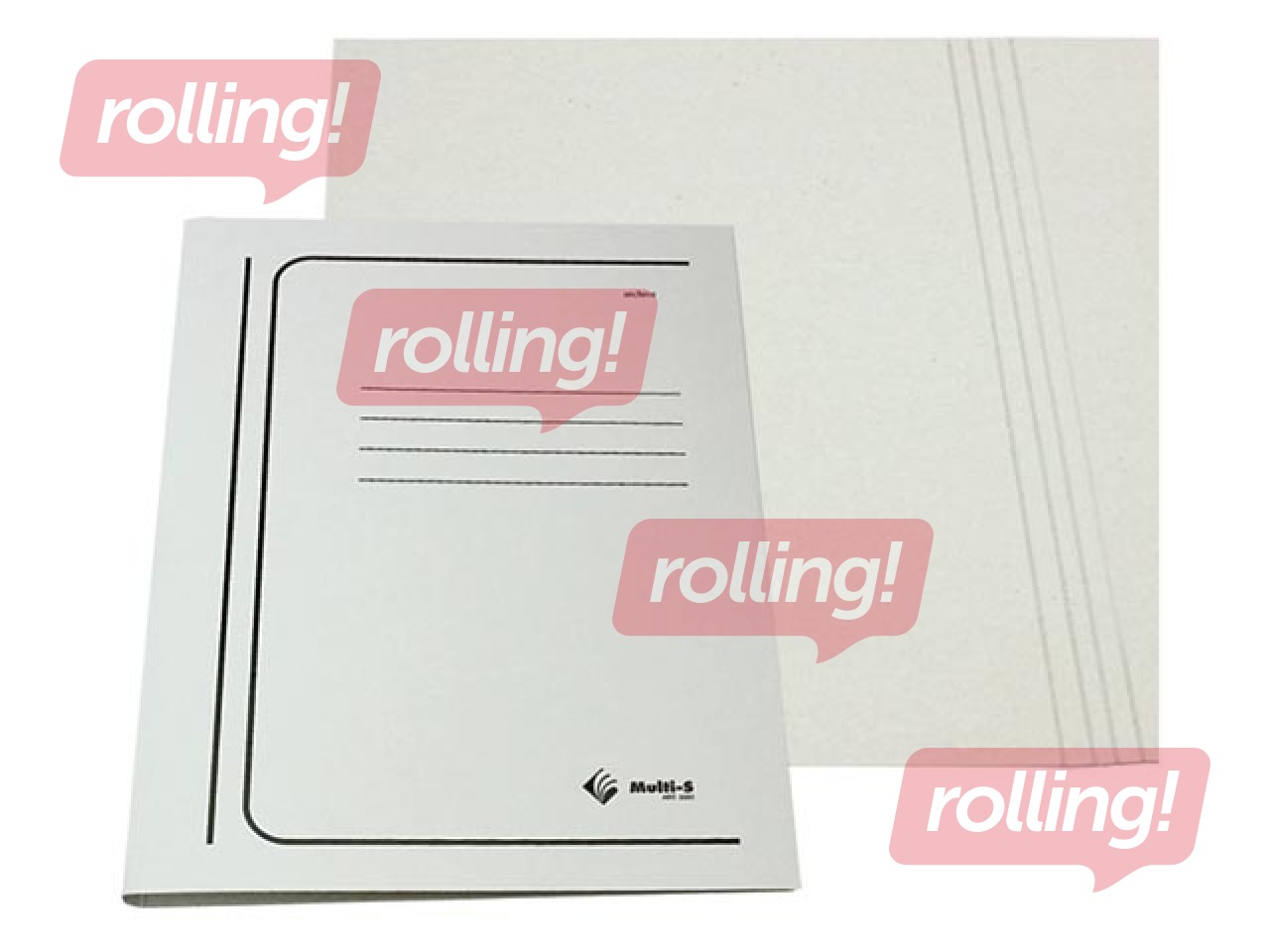 Archive covers Multi-S, A4, 0.5 - 1.5 cm, cardboard, white