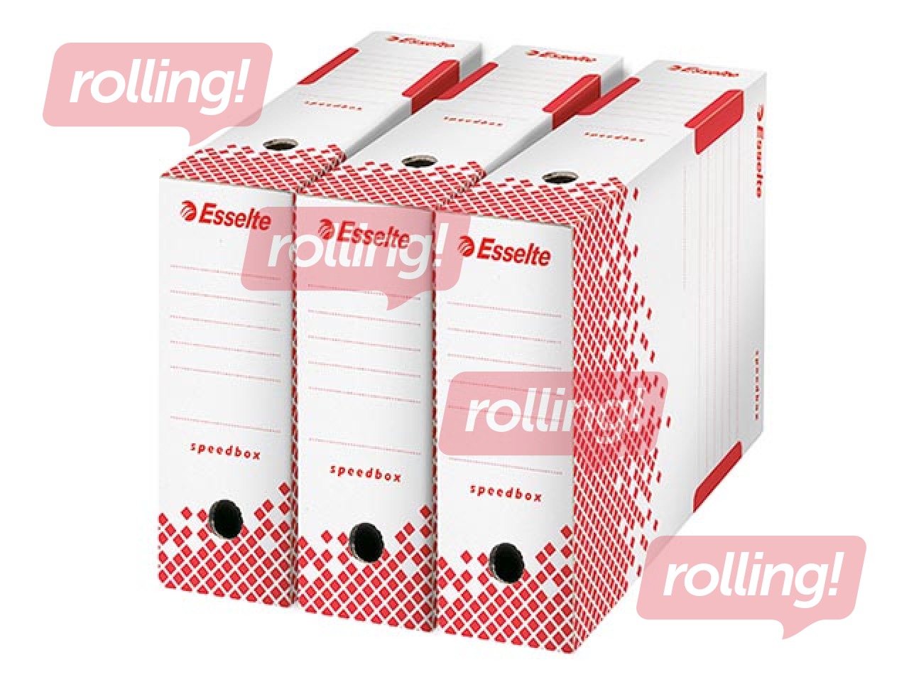 Arhiivkarp Esselte Speedbox, A4, 10 cm, kartong, valge