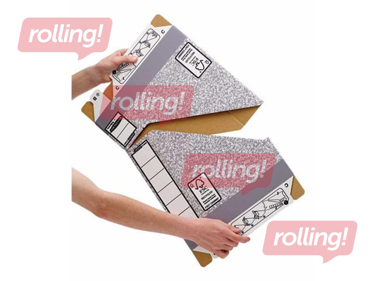 Arhiivkarp Fellowes, A4,  hall-valge,78x311x258mm