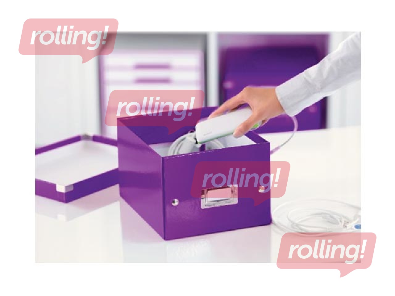 Архивная коробка Leitz, A5, фиолетовыая