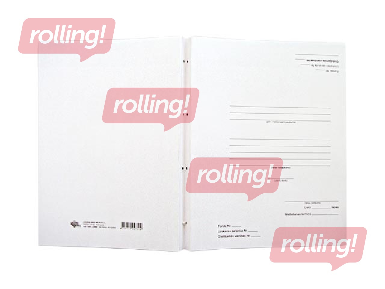 Arhiivkaaned A4 kartong, valge 