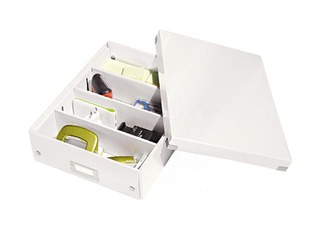 Hoiukast Leitz, Click & Store, medium, valge