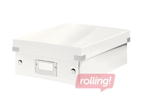 Arhiivikast Leitz Click’n’Store, väike, valge