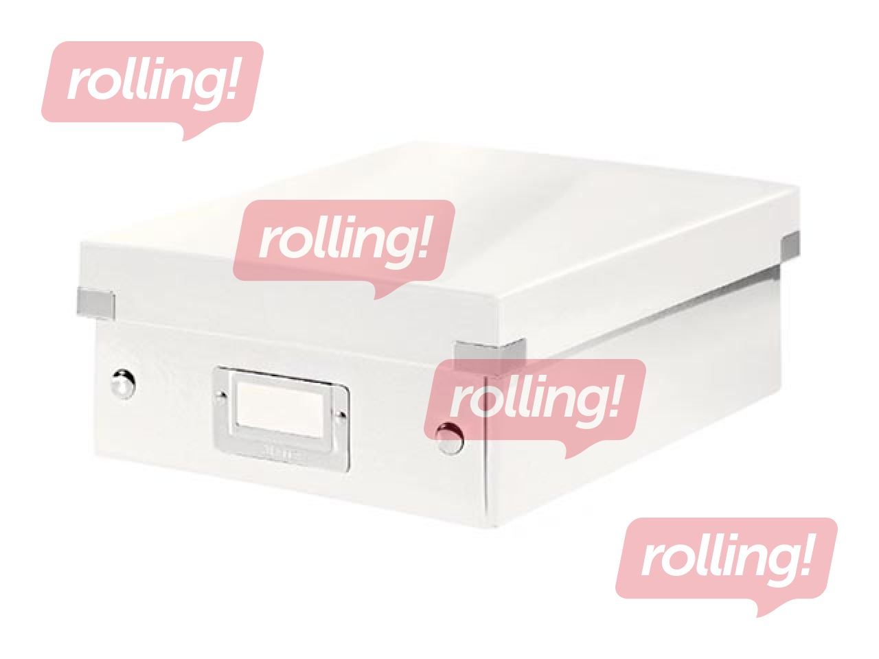 Uzglabāšanas kaste Leitz, Click & Store, maza izmēra, balta