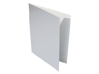 Folder A4, cardboard, white