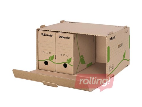 Archiving Container Esselte Eco, corrugated board, brown