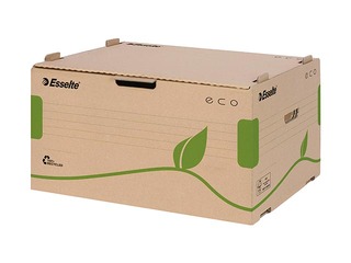 Archiving Container Esselte Eco, corrugated board, brown