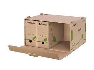 Arhīva kaste Esselte Eco, atverama no priekšas, kartona, brūna