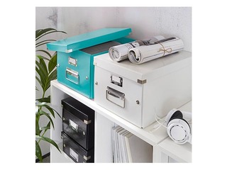 Storage and transportation box Leitz, A4, Ice blue