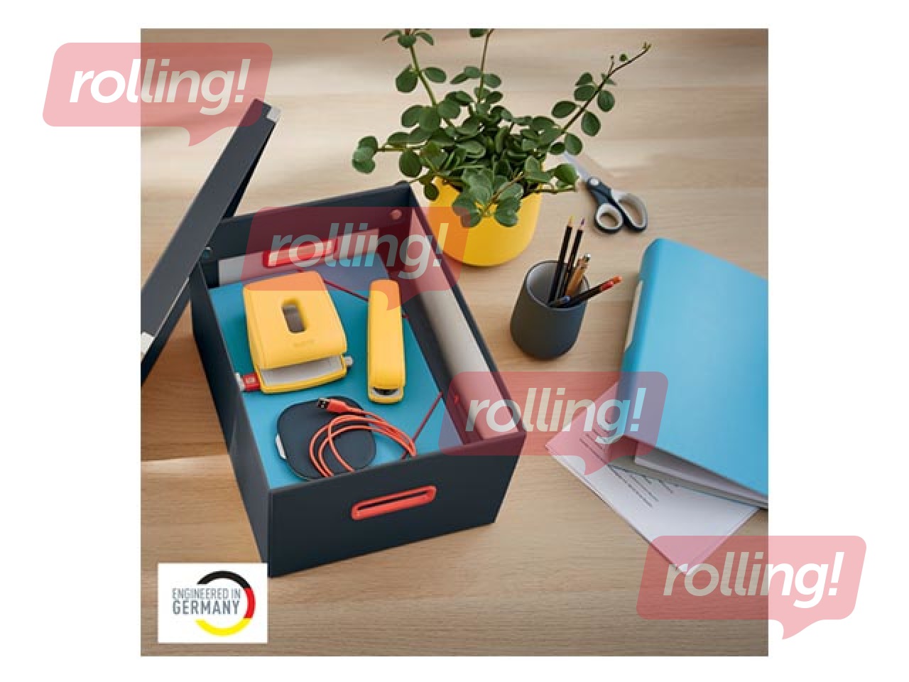 Hoiukast Leitz Cozy Click & Store, A4, hall