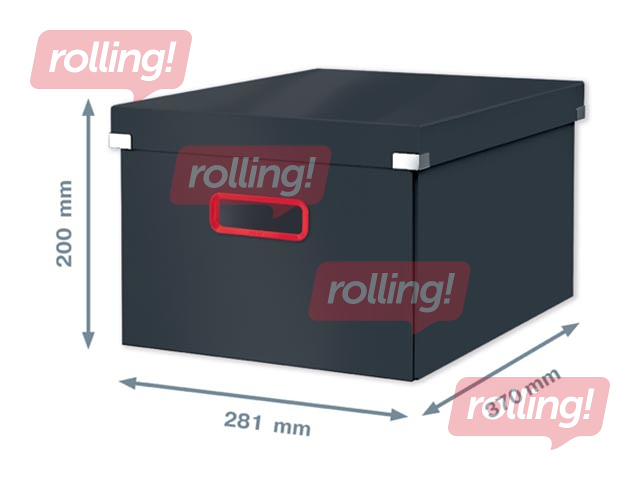 Hoiukast Leitz Cozy Click & Store, A4, hall