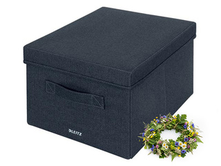 Hoiukast Leitz Fabric, A4, hall, 2 tk. +Jaanipäeva kingitus!