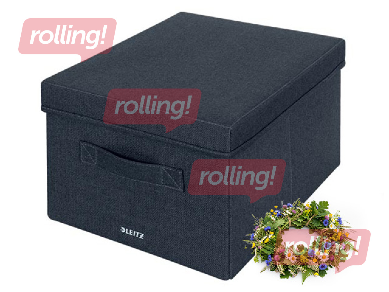 Hoiukast Leitz Fabric, A4, hall, 2 tk. +Jaanipäeva kingitus!