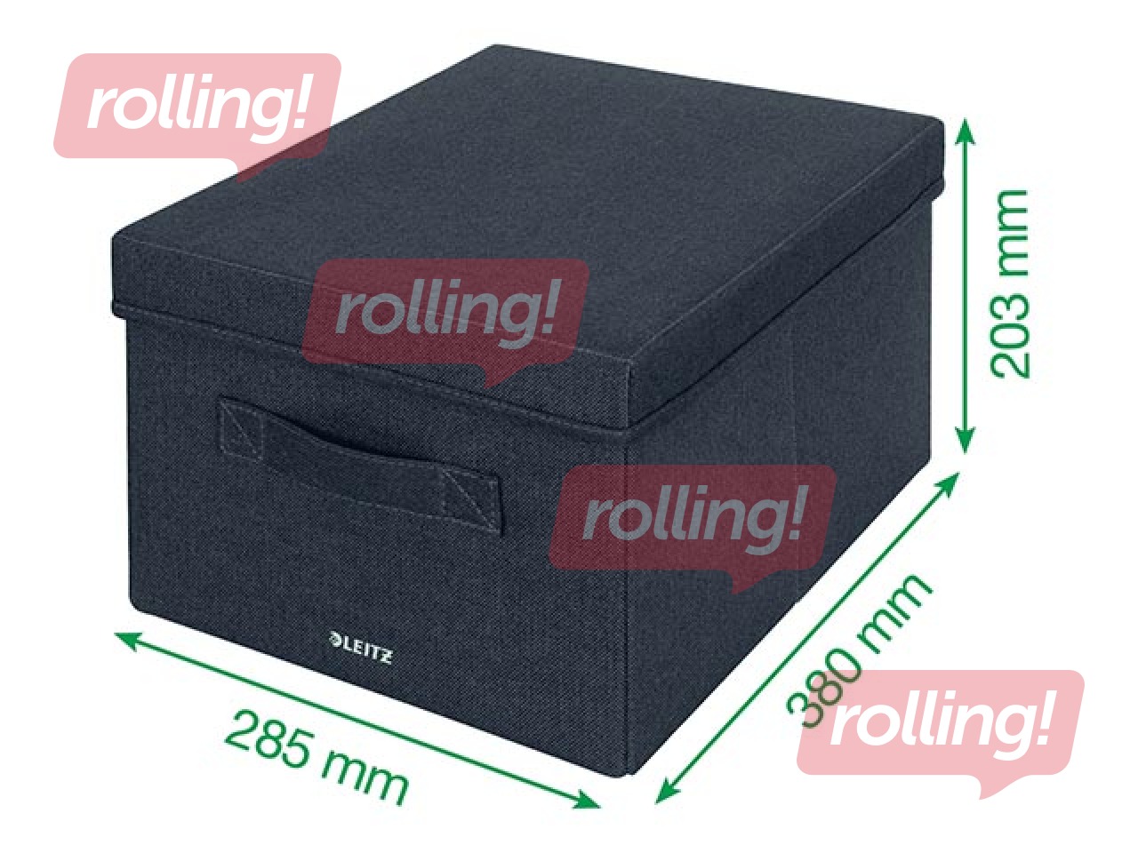 Hoiukast Leitz Fabric, A4, hall, 2 tk. +Jaanipäeva kingitus!