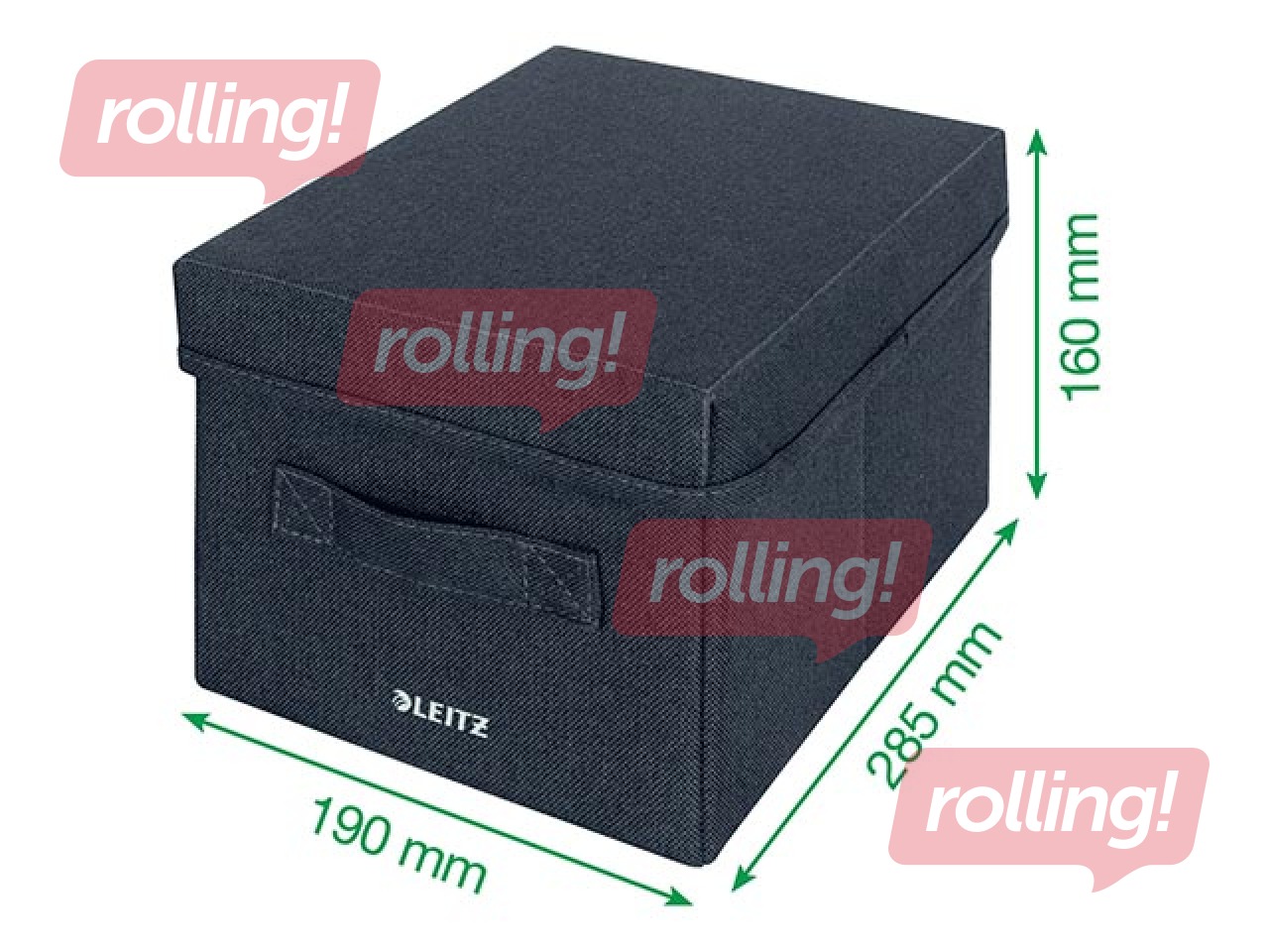 Hoiukast Leitz Fabric S, hall, 2 tk