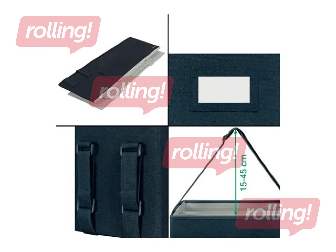 Laotamise ja transportimise kott Leitz Fabric Hot, hall