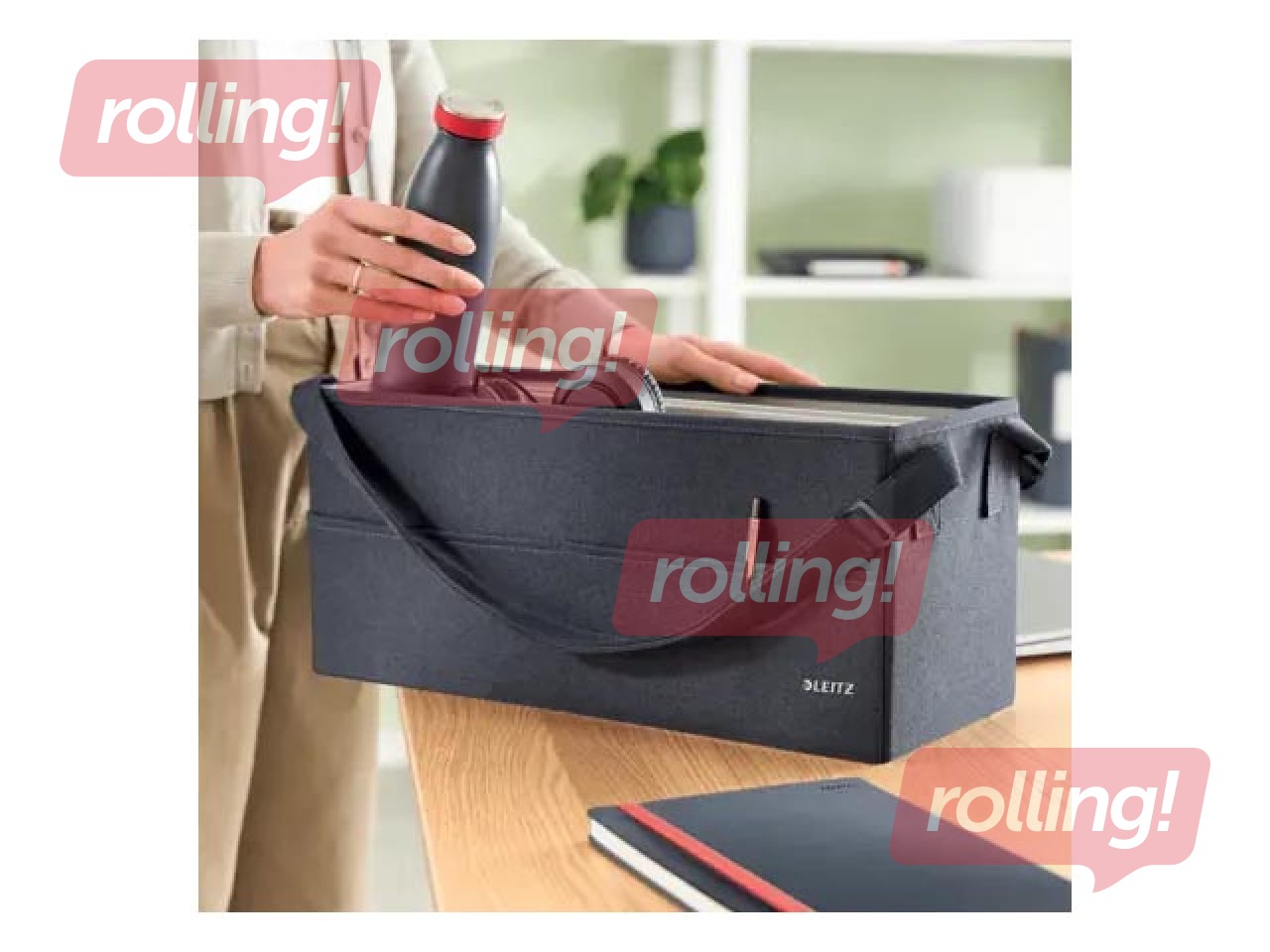 Laotamise ja transportimise kott Leitz Fabric Hot, hall