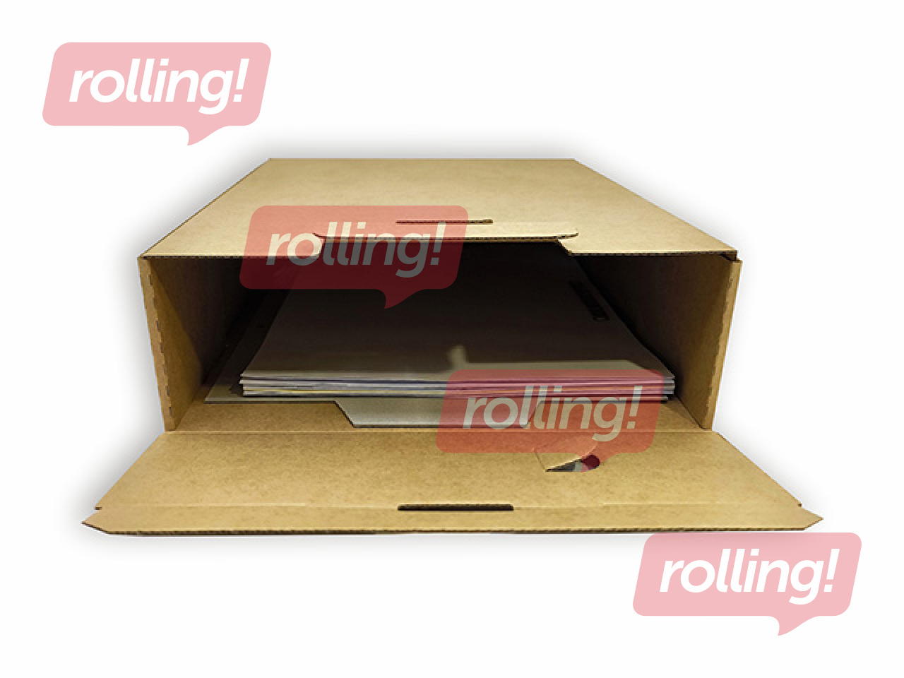 Arhiivikarp SM·LT 335x250x82mm, kartongist, pruun