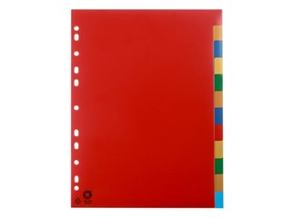 Разделитель документов Office Point, A4,12 отд., цветной