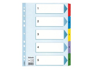 Index Esselte Cardboard Mylar tabs A4