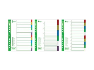 Document devider Forpus, A4,1-5, colorful