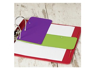 Starplapas, kartona, sarkanas, 10.5x24cm, 40 gab.