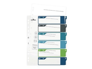 Documendijaotur Durable1-6, A4+, PP, värviline